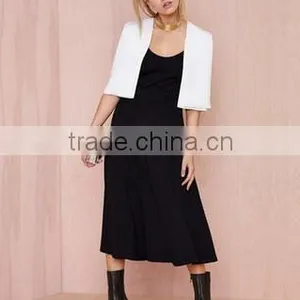 2015 Spring and Summer New European Style Big Creamy White Shawl Waistcoat Jacket Small Wild Cotton Shawl Coats and Jackets Woma thumbnail-4