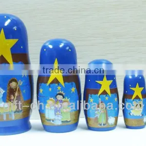 Wooden Russian Matryoshka Doll thumbnail-1