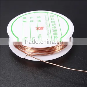 Top Quality 0.8mm Jewelry Accessories Making DIY Essential Silver Gold Plated Copper Wire Craft Beads Jewelry Cord Three Color thumbnail-5