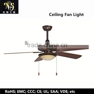 Modern Style French Gold Body Ceiling Fan Lamp Led Lighting Wooden Blade Remote Control With 2 Warranty thumbnail-4