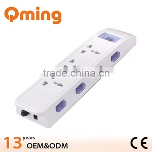 3 Ways Universal With 2USB Extension Socket thumbnail-1