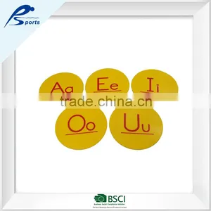 5" Yellow A-Z English Round Mark thumbnail-3