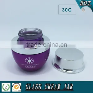 30G Coloured Cosmetic Glass Jars thumbnail-4