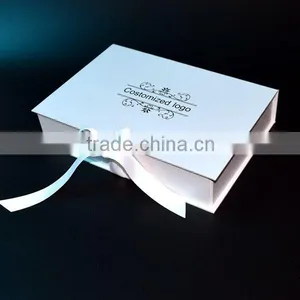 Luxury Customized White Bra Packaging Box Design thumbnail-1