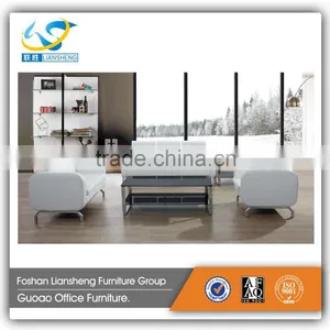 Modern Italian Cheers Leather Sofa Model Office Furniture S719 thumbnail-2
