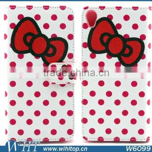 Butterfly Leather Case for Sony Xperia Z3, Leather+ TPU Cover for Sony Xperia Z3 thumbnail-2