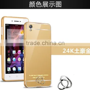 Hot Sale Aluminum Bumper Cell Mirror Phone Case Cover For OPPO R9 thumbnail-3