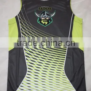 Gym Singlet - 100% Polyester Dye-Sublimated Tank Tops With Multi Colors thumbnail-1