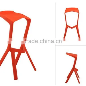 Wholesale Stacking New Design Modern Plastic Miura Bar Stool thumbnail-4