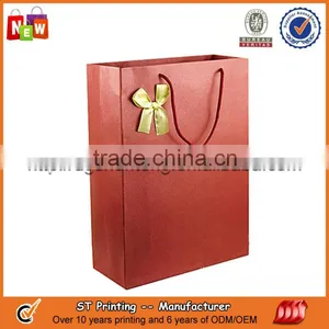 2015 Red Color Paper Bag thumbnail-1