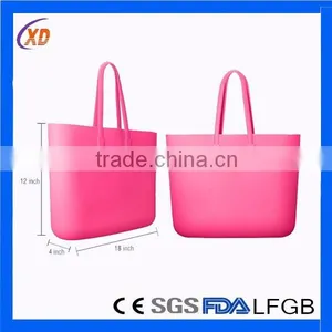 2016 New Arrival Lady Handbag Designer Silicone Tote Bag for Sale Supplier's Choice thumbnail-2