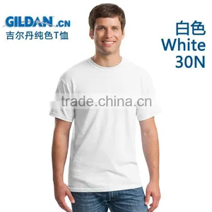 Promotion Blank O Neck 100% Cotton White Short Sleeves Unisex T-Shirt thumbnail-5