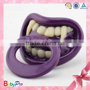 Baby Nipple 2015 China Supplier Hot Design Eco-friendly Silicone Pacifier Vampire Custom Design Pacifier thumbnail-5
