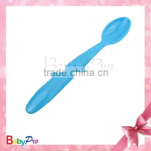 High Quality China Baby Item Different Color to Choose Design for Baby Plastic Spoon pp Children Spoon Set thumbnail-6