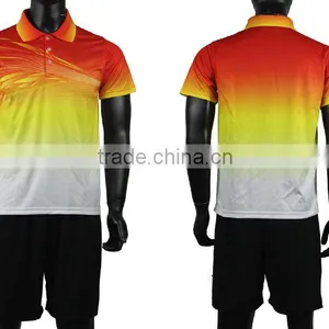 2016 High Quality Mens Latest Design Sports Performance Technical Dry Fit Golf Polo Shirt Manufacturer in China thumbnail-4