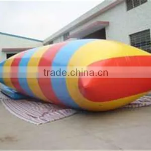 Good Quality PVC 0.9mm Inflatable Water Blob Trampoline thumbnail-1
