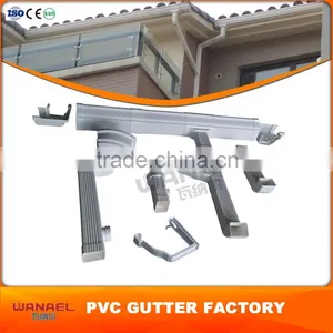 Nigeria Soncap Wanael Anti-fading Durable 5.2inch PVC Rainwater Gutter, Gutter Hydroponics thumbnail-1