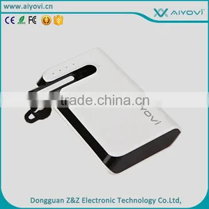 2016 Oem Mobile Bluetooth Headset With Power Bank For Mobile Phone 6600mAh thumbnail-1