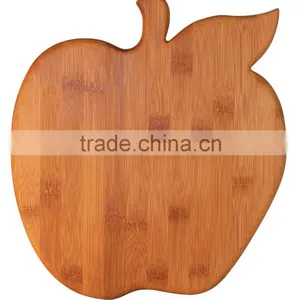 Totally Bamboo Big Apple Shape Cutting and Serving Board High Quality Cutting Board thumbnail-2