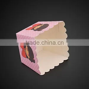 XFB21 BAKEST New High Temperature Resistance Square Shape Cake Paper Cup With Girl Pattern Hot Sale Baking Tools thumbnail-2