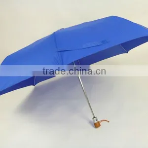 27" Auto Open and Close Aluminum Blue Big Customized Folding Golf Umbrella thumbnail-1