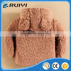 International Kids Wear Man Made Fur Coat thumbnail-6