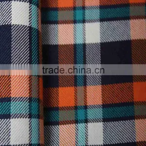 Cotton Twill Check Shirt Plaid Shirt Fabric of Twill Fabric thumbnail-3