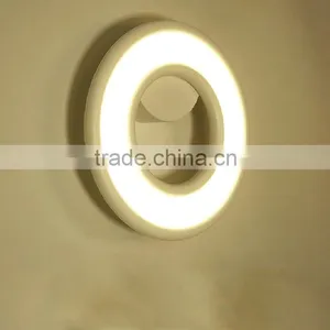 High Power Cool White Modern Wall Lamps 6W White Round Acrylic Wall Lamps thumbnail-1