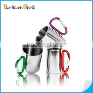 Promotional Travel Carabiner Mug With Plastic Lid thumbnail-1