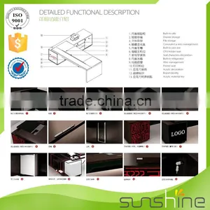 One Stop Office Furniture High End Wooden Executive Desk YS-ED01 thumbnail-6