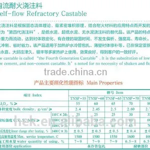 Micro-expansion Castable/Clay Bonded Refractory Castable/Low-cement Castable/Self-flow Refractory Castable/Lightweight Castable thumbnail-4