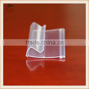 Store Fixture Clear Plastic Clip Label Holder for Shelf System thumbnail-1