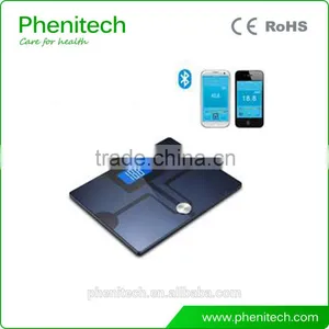 Bluetooth Body Fat Scales With Blue Backlight LCD Dispaly for Household thumbnail-1