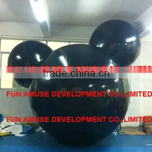 BLACK Mickey Helium Balloon LARGE HELIUM BALLOON 5M thumbnail-1