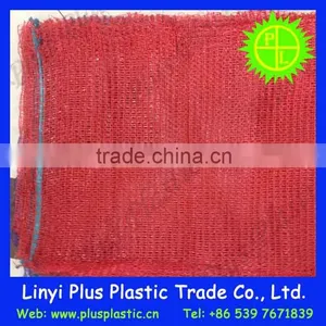 Knitted Mesh Fruit Bag,plastic Onion/fruit Mesh Bag Red Color thumbnail-5