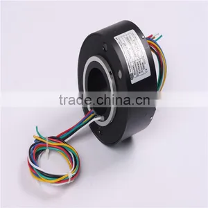 Through Bore Slip Ring OD99mm ID38.1mm 10-15A/ring Crane Slip Ring thumbnail-1