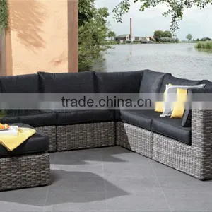 Wicker Garden Rattan Sectional Sofa thumbnail-1