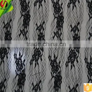 Factory Direct Cash #BY7509 Black Nylon Eyelash Fabric for Wedding Dresses thumbnail-4
