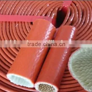 Flame Heat Shield for Hydraulic Pipe Protect -Fire Proof Fiberglass Sleeving thumbnail-3