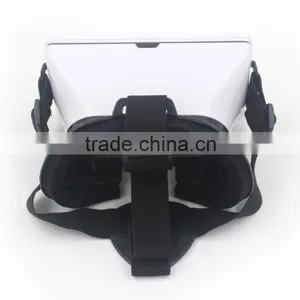 Hot Selling Factory 3D Virtual Reality Helmet VR HMD Google Cardboard 3D VR Box Glasses thumbnail-3