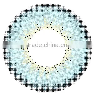 New Arrival CE ISO GMP Approved 3 Tone Blue Eye Contacts Eos Korea Contact Lens thumbnail-1