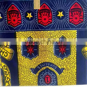 100%cotton 24x24 72x60 46/47" Wholesale African Wax Print Fabric thumbnail-2