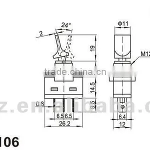 15A ON-OFF-ON Momentary Toggle Switch,toggle Switches With Metal Shake Handle thumbnail-6