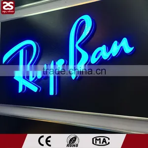 Advertising Signage Acrylic Mini Sign Front Lit Led Sign Letter thumbnail-1