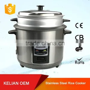 Whole Body Straight Stainless Steel Rice Cooker for UK Market thumbnail-1