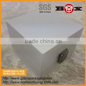 Elegent White Matt MDF Box For Jewelry thumbnail-2