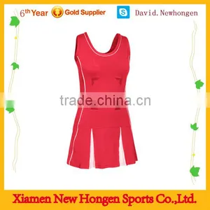 Hot Sale Sublimation Pink Netball Dress,tennis Dress thumbnail-1