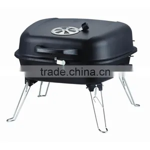 NEW BBQ BARBECUE GRILL FOLDING PORTABLE CHARCOAL GARDEN TRAVEL OUTDOOR CAMPING thumbnail-1