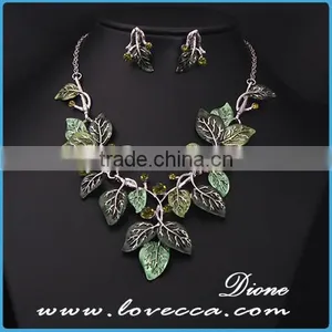 New Wholesale Butterfly Luxury Necklace Sets for Party Gift Jewelry thumbnail-5