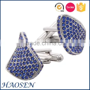 2015 New Arrival Rose Gold Plated Jewelry Crystal Cufflinks thumbnail-6